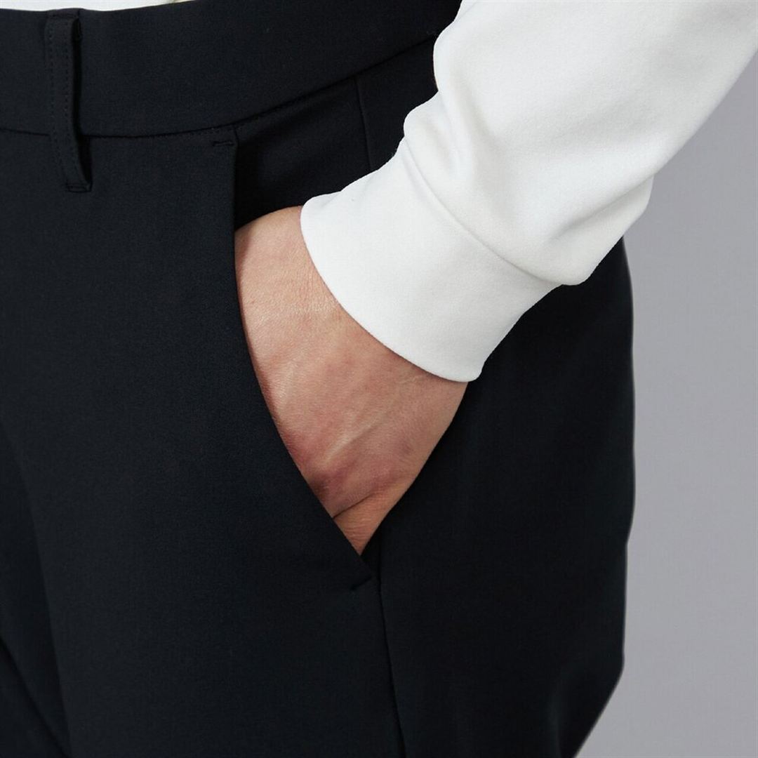 ストレッチテーパードムーブパンツ ブルー XL
