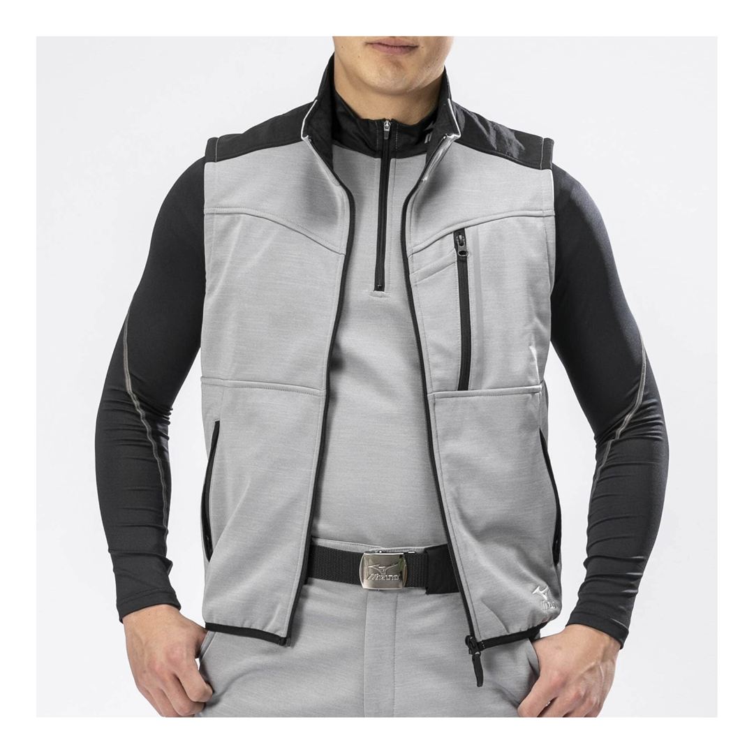 【防風】テックシールドジャケット ストレッチ アロイグレー S