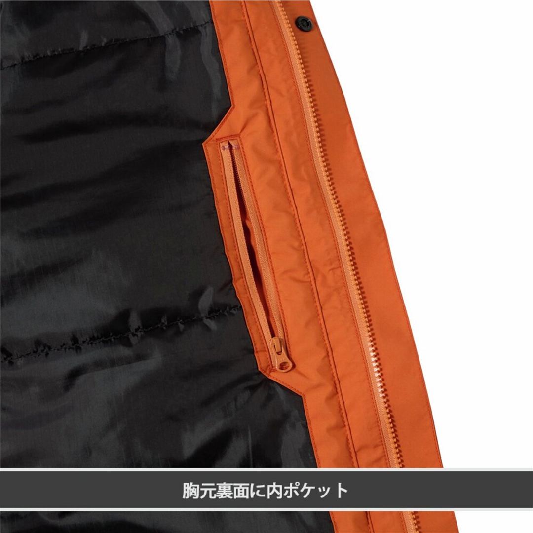 【ミズノ公式オンライン限定／吸湿発熱】ブレスサーモ 高視認防寒ブルゾン オレンジ XL