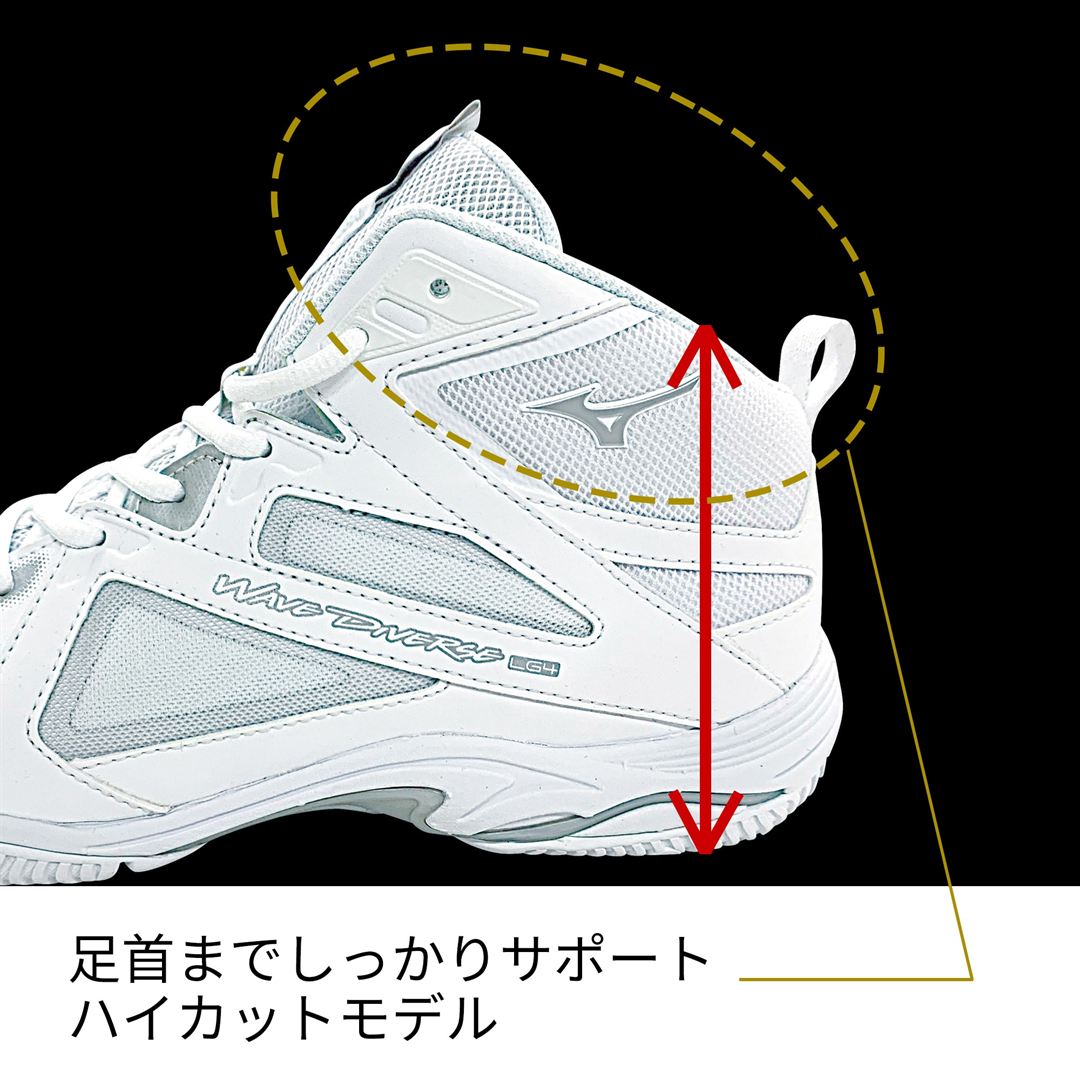 ウエーブダイバースLG4(フィットネス) ブラック×ゴールド×ダークグレー 29.0