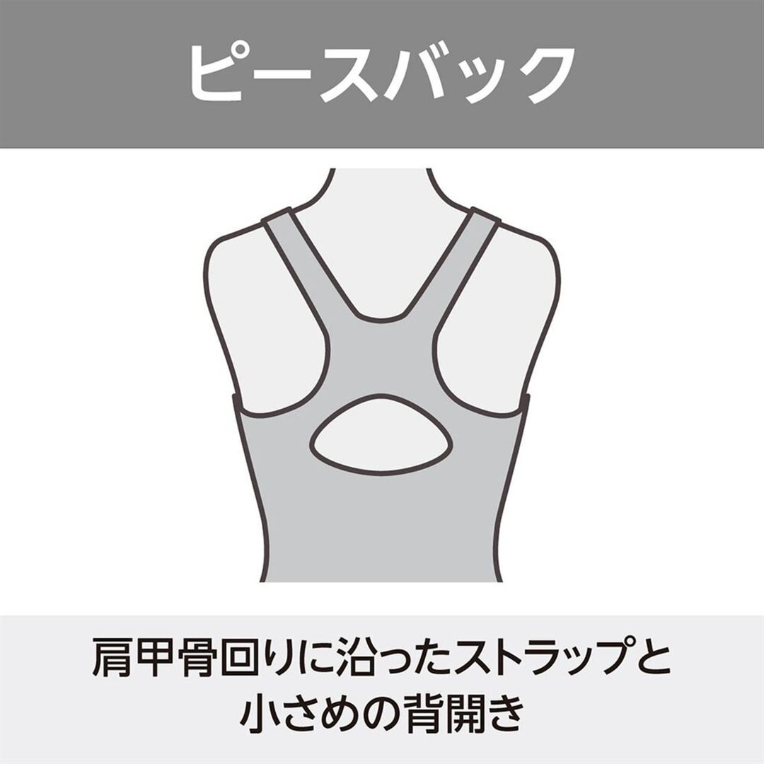 【Stroke ONE／撥水】スイムフィットネス用オールインワン ブラック×ターコイズ×ローズ L