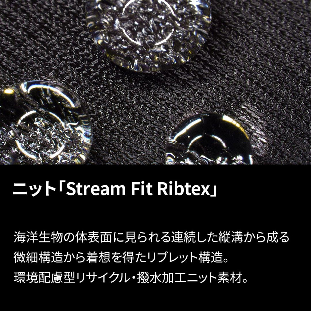 【GX・SONIC STREAM】競泳用ハーフスーツ(マスターズバック) ブラック XS