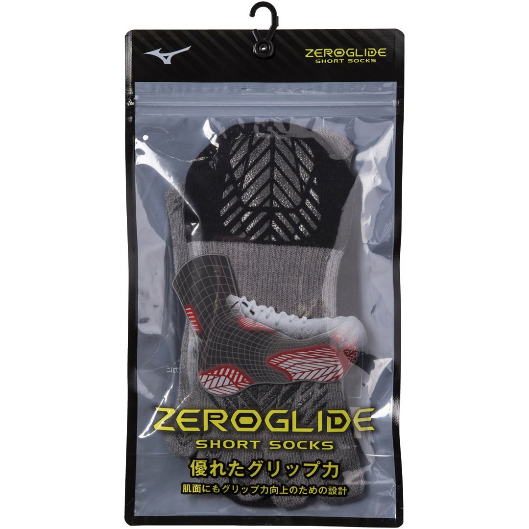 ゼログライドショートソックス(5本指) サーフブルー 21-23