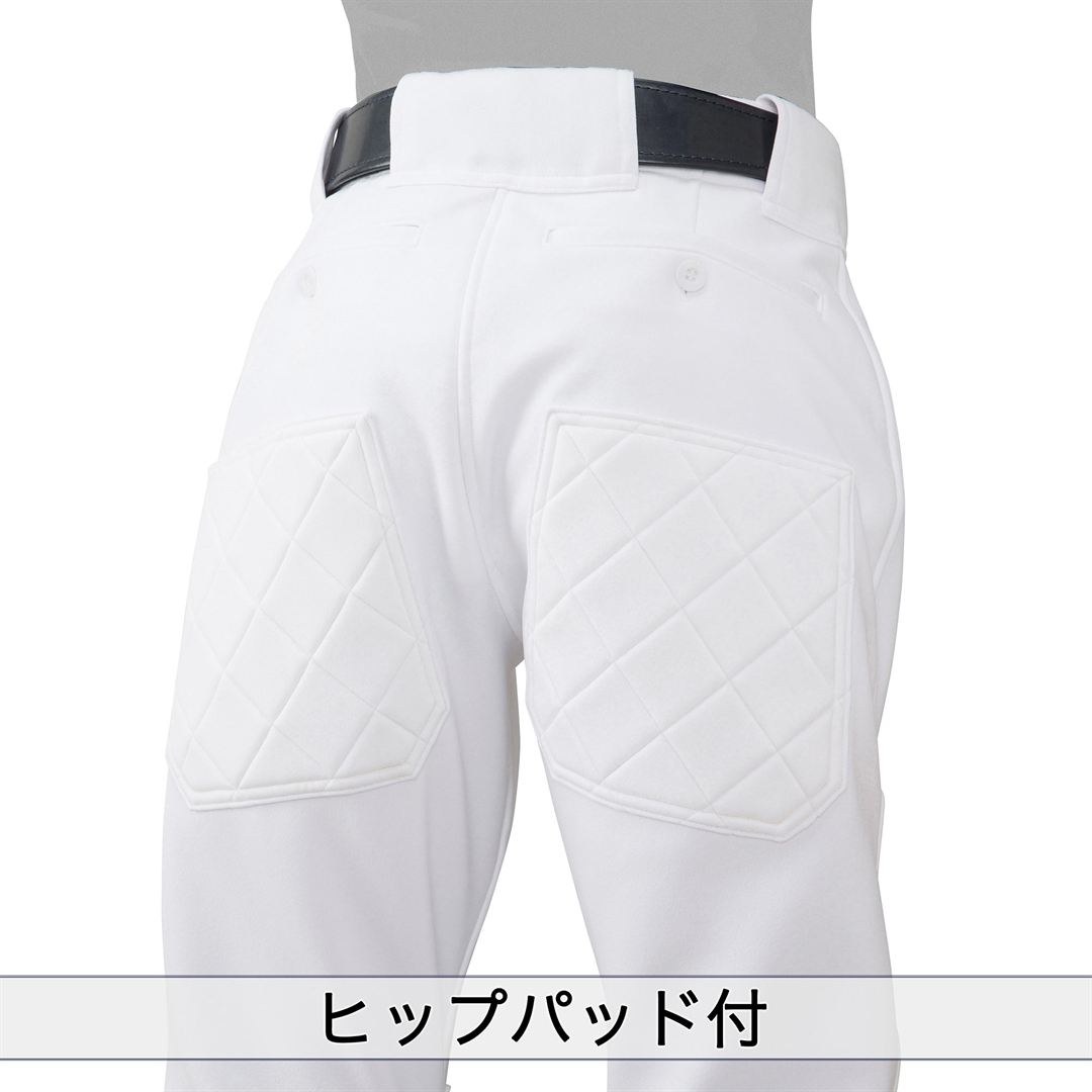 GACHIユニフォームパンツ(レギュラータイプ／ヒザ・ヒップ衝撃吸収パッド付) ホワイト 160