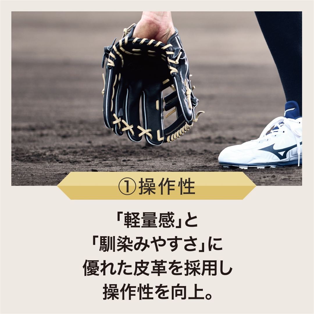 軟式用【グローバルエリート】プロフェッショナルセレクション【伊藤型／サイズ12】 ブラック 右投げ用