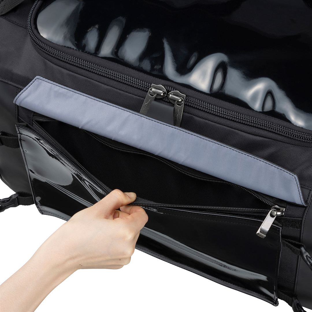 【グローバルエリート】セカンドバッグエナメル(45L) ネイビー