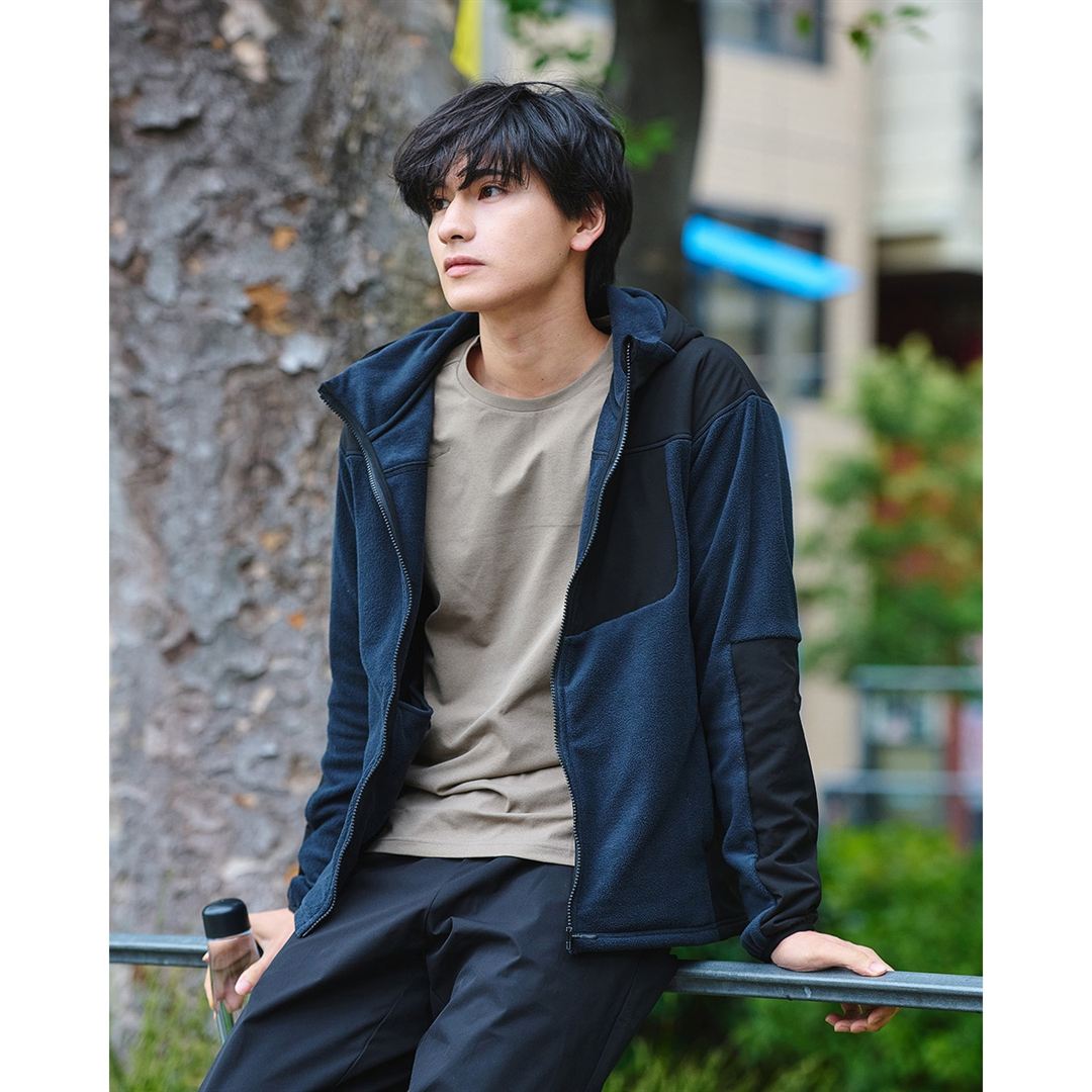 ソフトドライTシャツ(長袖) フロスティグリーン XL