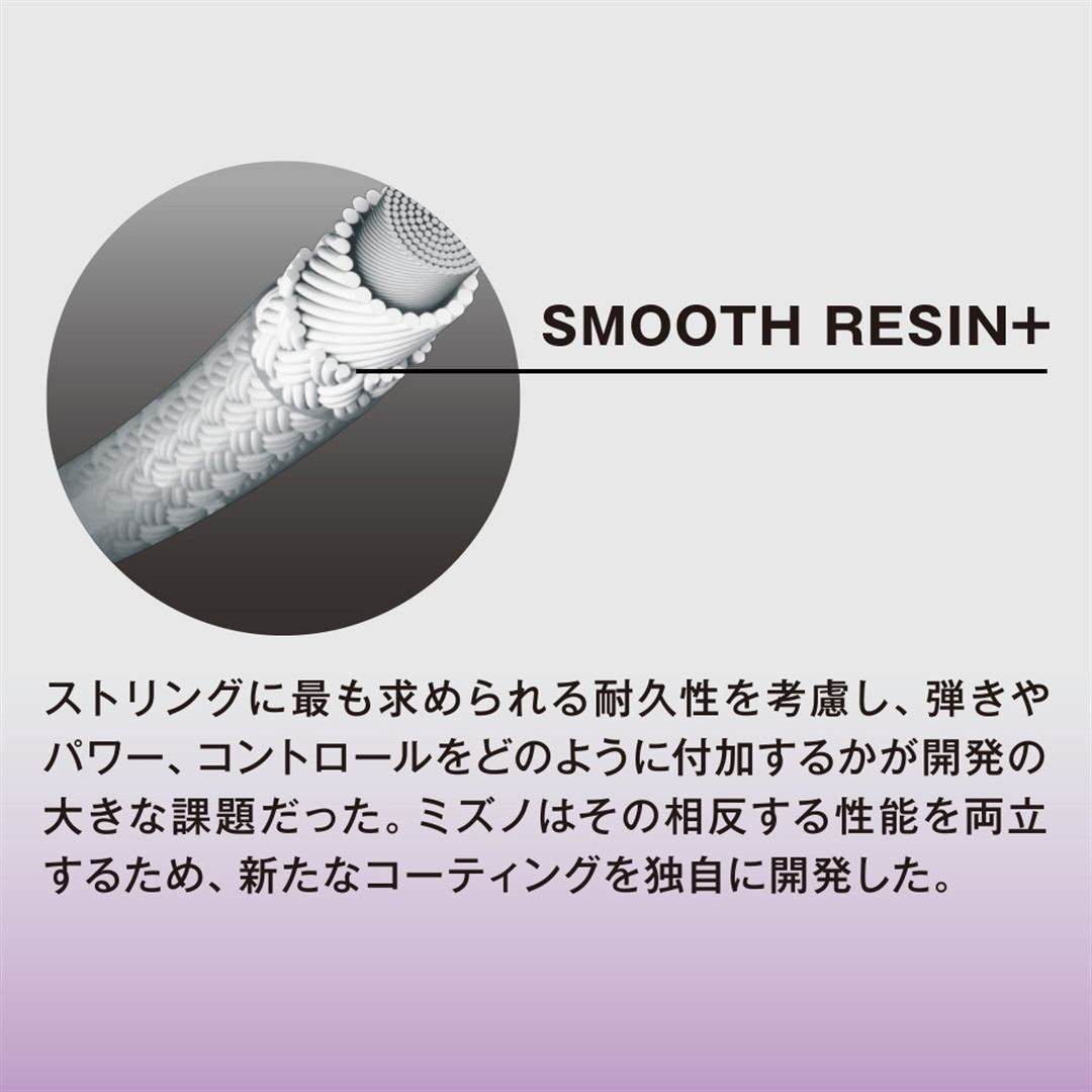 M-スムース65H(バドミントン) イエロー