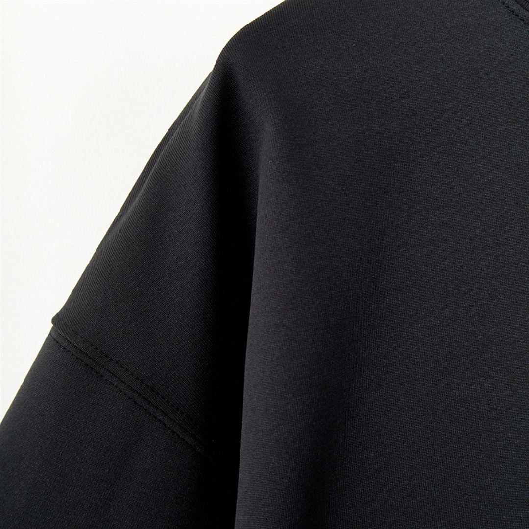 【JEANS FACTORY】ヘビーオンスTeeシャツ(バックプリント) ブラック S