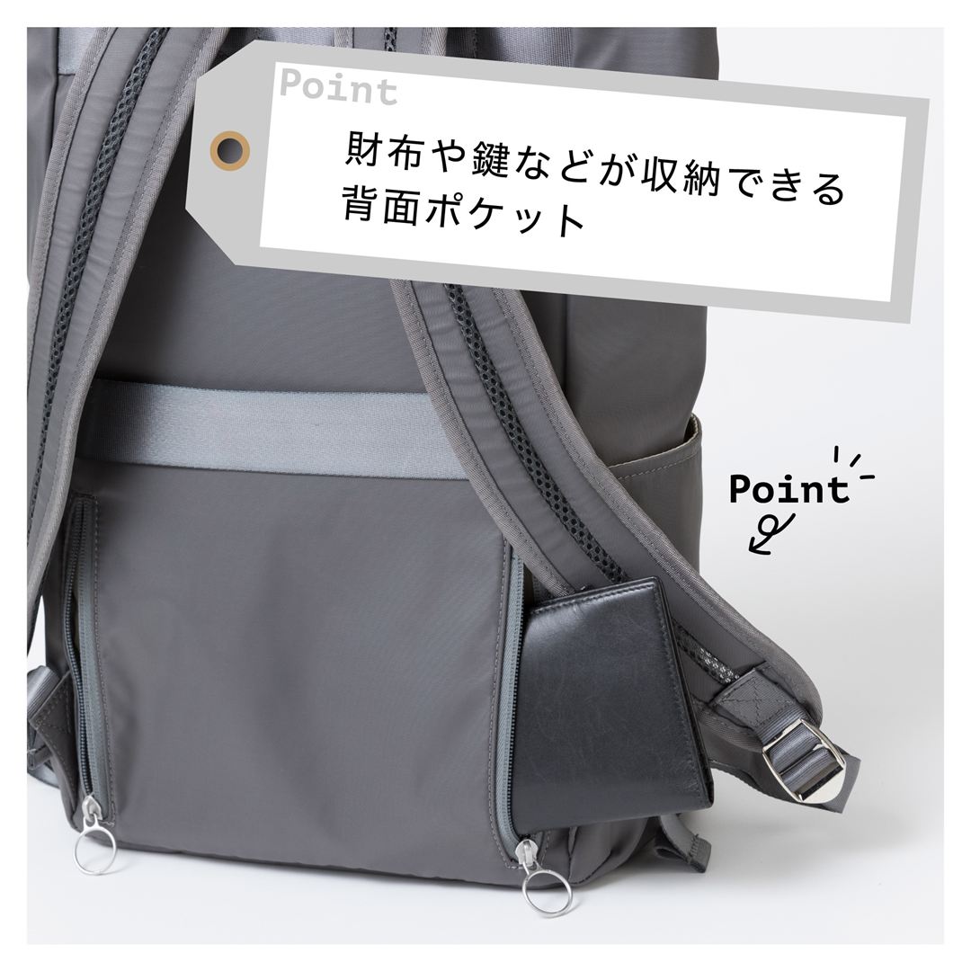 2WAYバッグ(16L) グレー