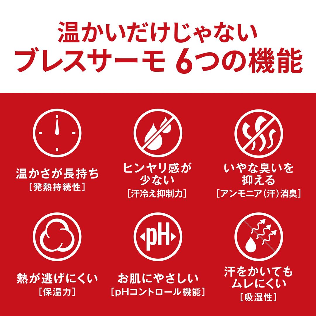 【吸湿発熱】ブレスサーモアンダーロングタイツ(前開き／大きいサイズ) オフホワイト 3L