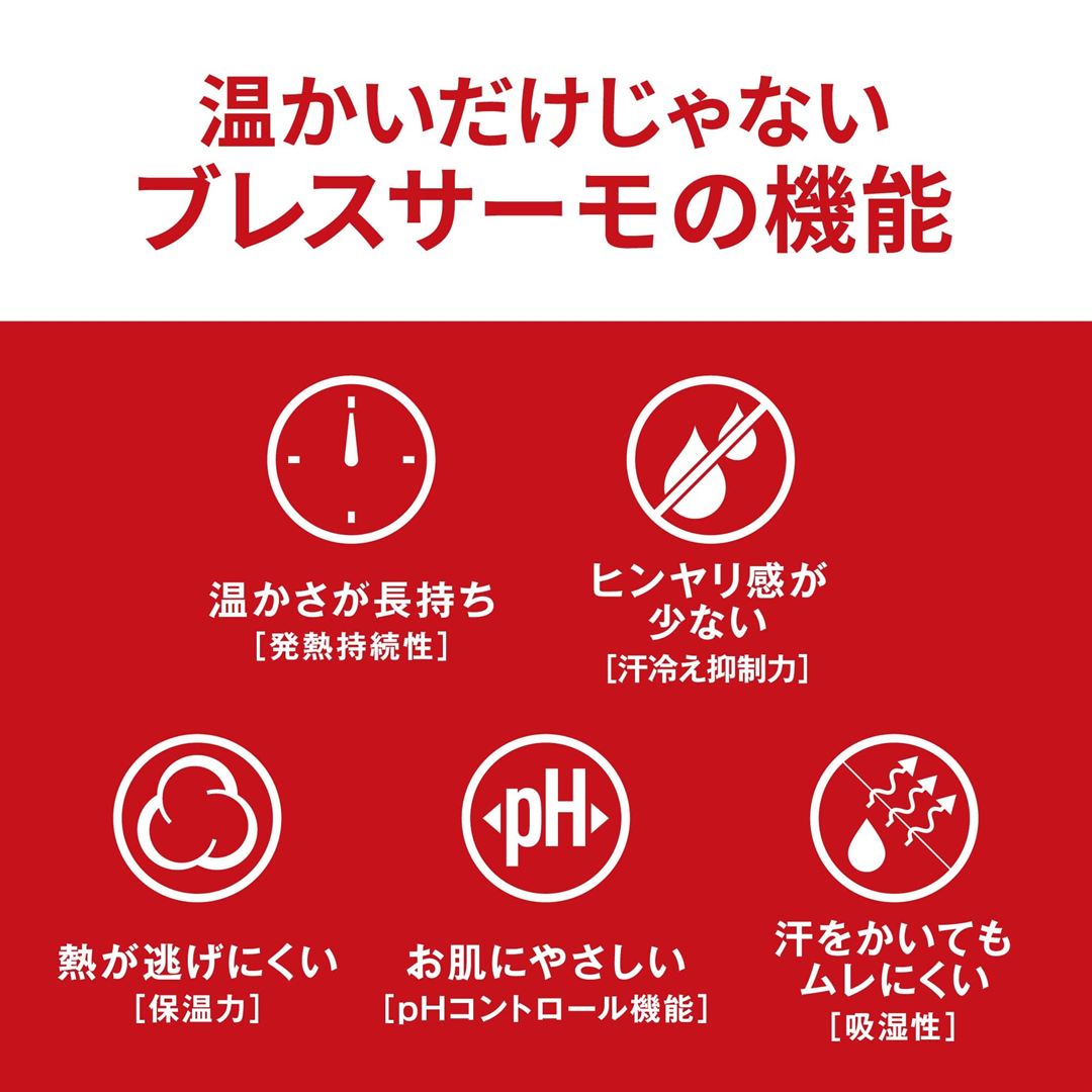 【吸湿発熱】ブレスサーモサポーターふくらはぎ用(2枚入り) ブラック