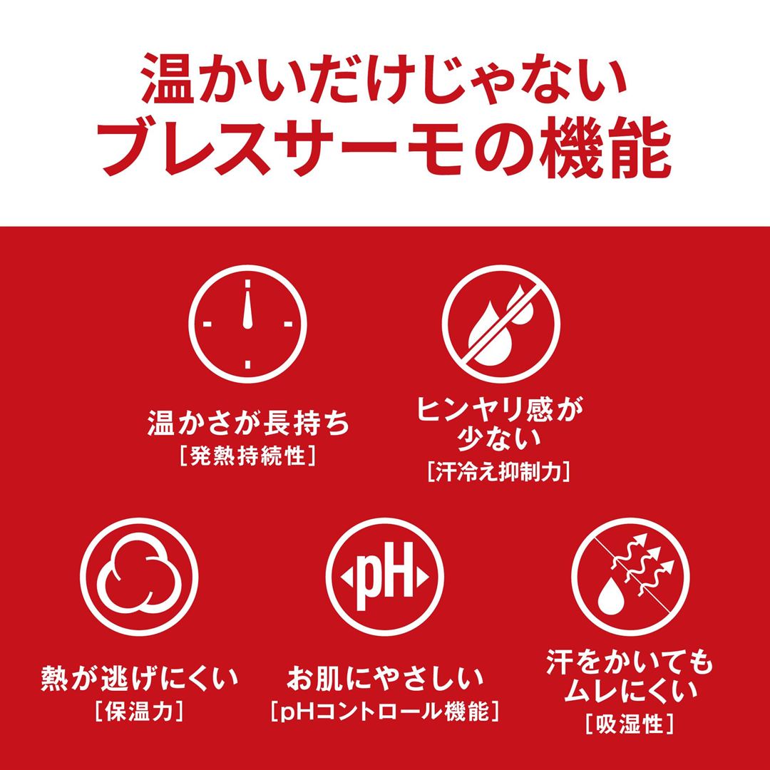 【吸湿発熱】ブレスサーモサポーター足首用(2枚入り) ブラック