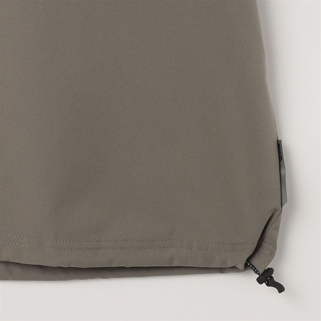 【JEANS FACTORY】ウォーターリパレントストレッチウーブンTシャツ ブラック S