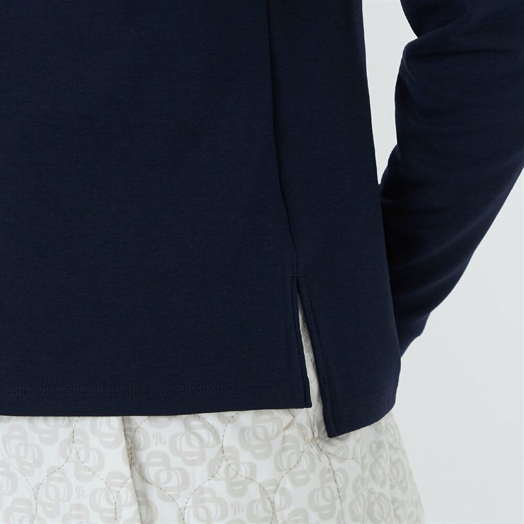 【MGFコレクション】ボクシーラガーシャツ ネイビー S