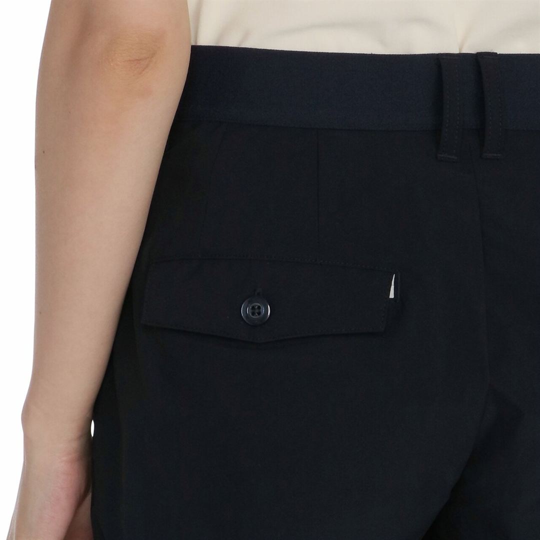 【MGFコレクション】ウォーターリパレントストレッチハーフパンツ ブラック S