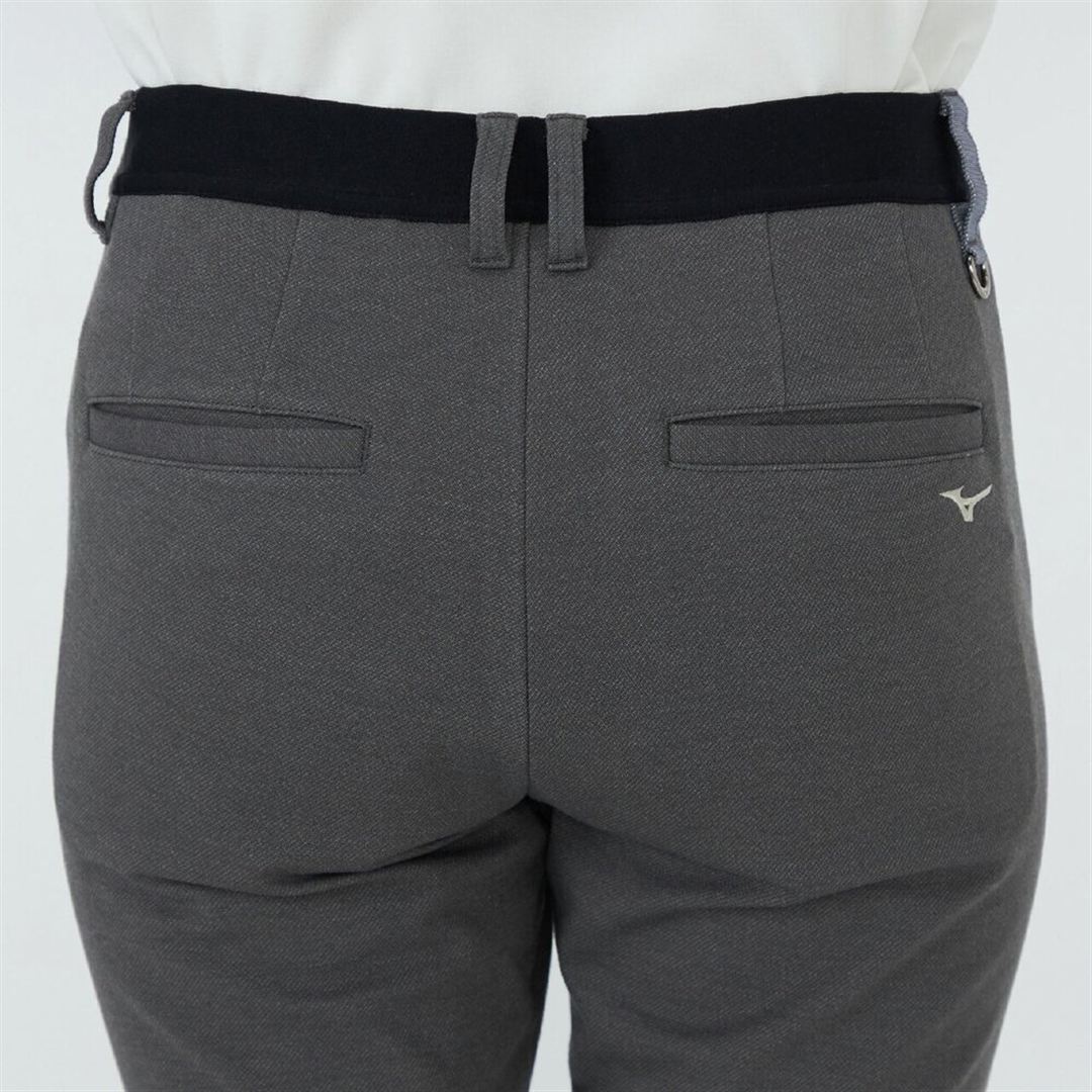 【MGFコレクション】ニットカルゼロングパンツ ブラック S