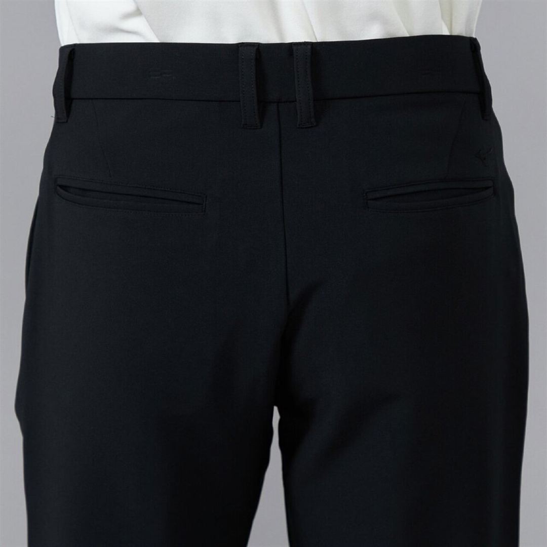ストレッチテーパードムーブパンツ ブルー XL