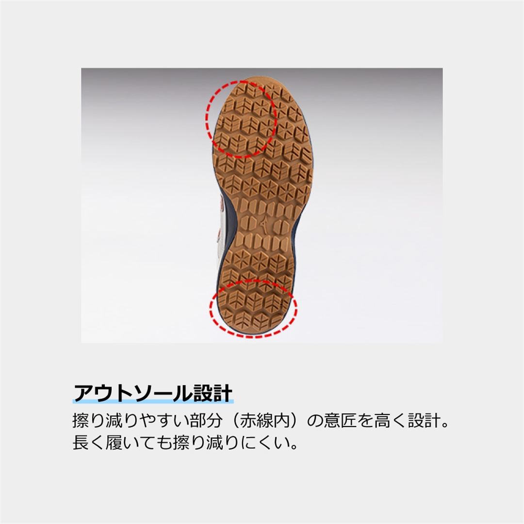 【ミズノ公式オンライン限定】オールマイティ Rebuild(紐／ローカット) ホワイト×レッド×ネイビー 29.0