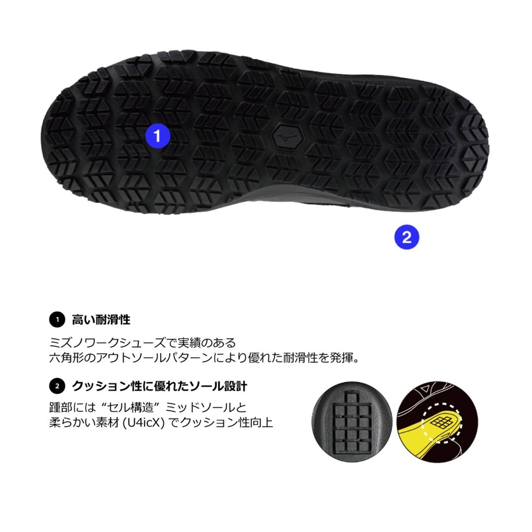 プライムフィット NG 11 L (紐／ローカット) ブラック 30.0