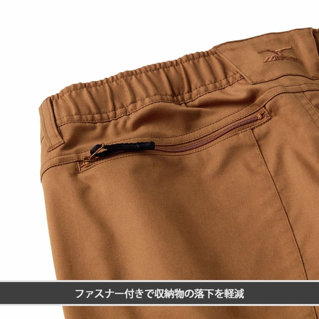 【ミズノ公式オンライン限定】6ポケットストレッチパンツ カーキ XL