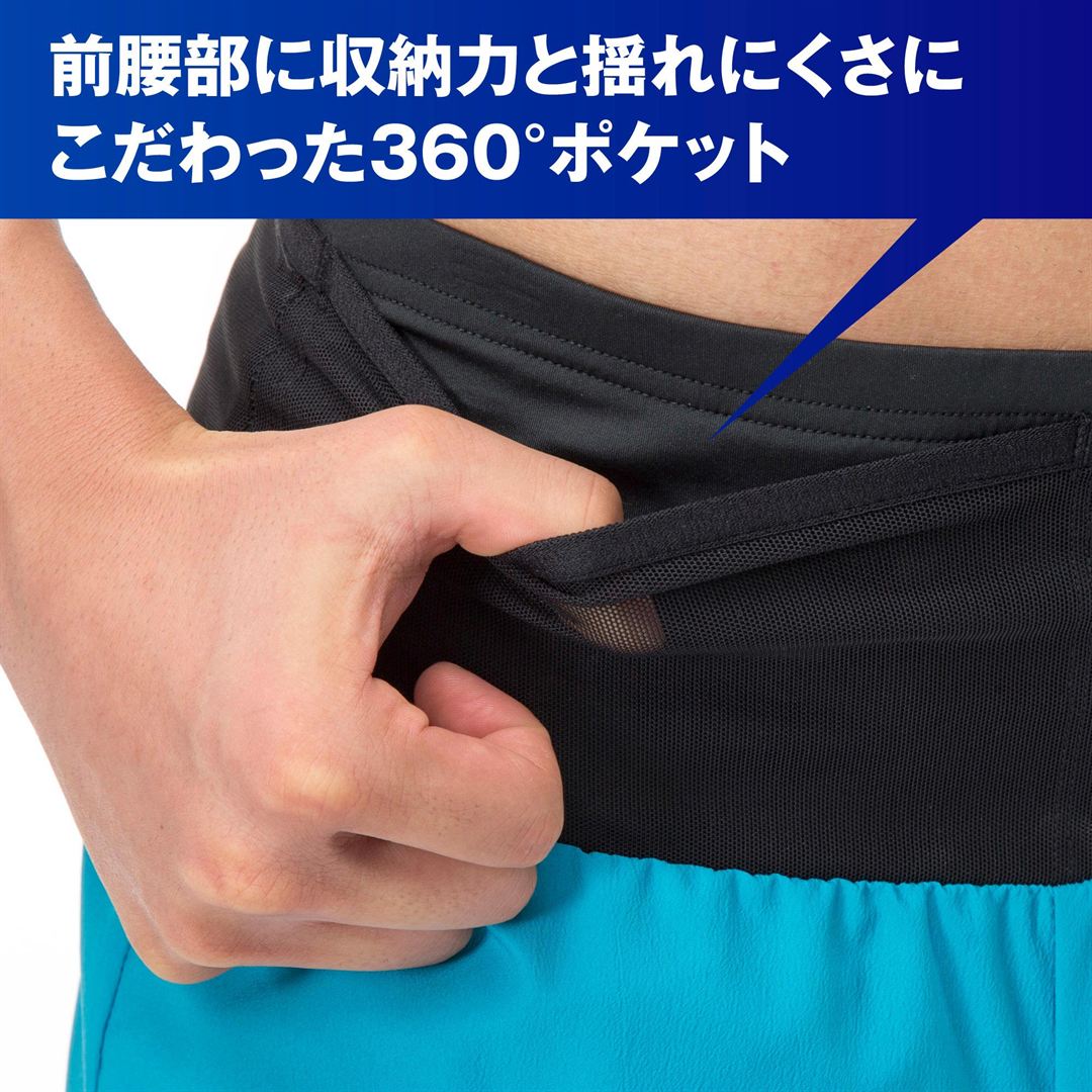 ランニングマルチポケットパンツ ディープネイビー S