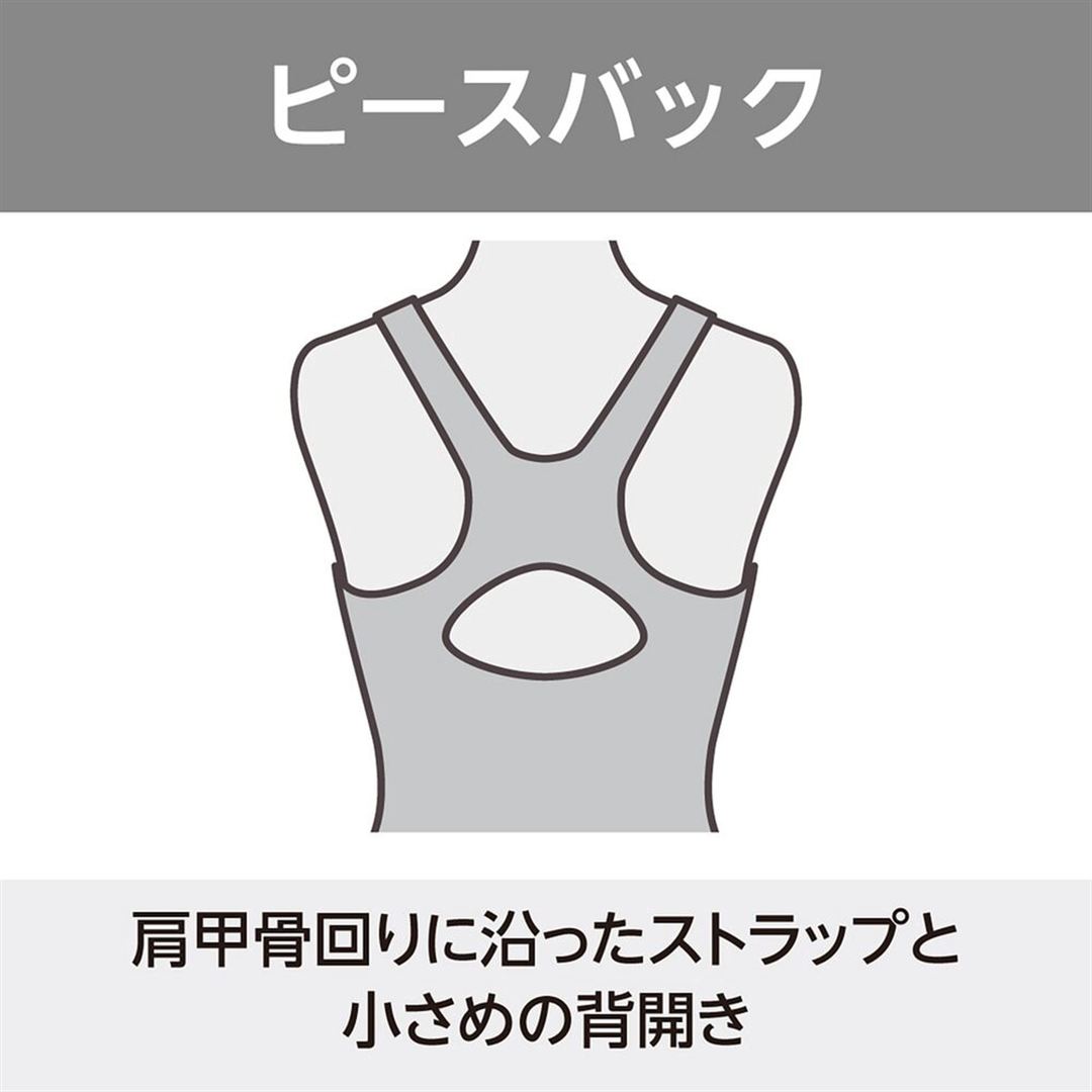 【TERAKAWA AYA COLLECTION／Stroke ONE】スイムフィットネス用オールインワン ブラック×オレンジ XL