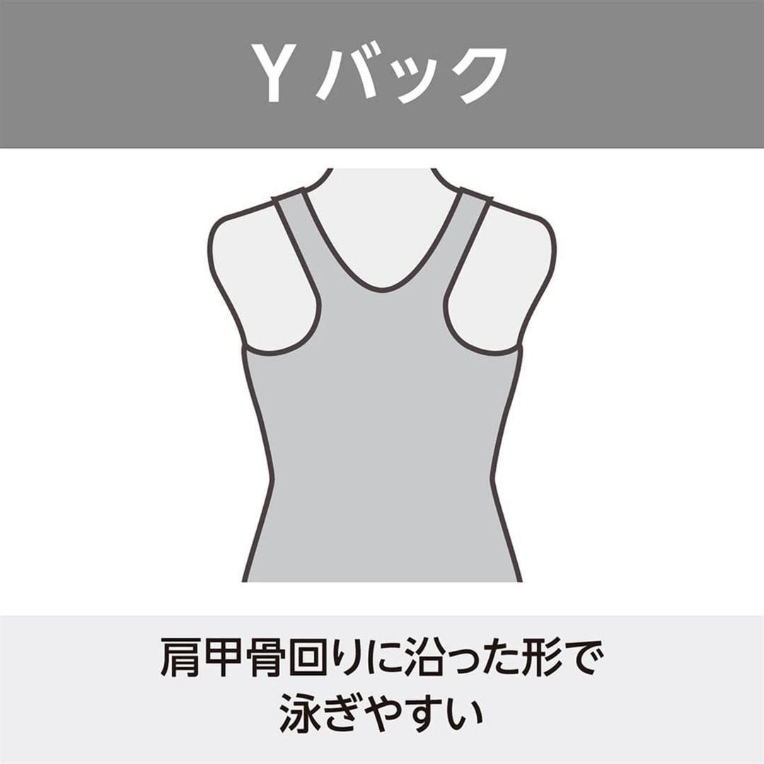 アクアフィットネス用セパレーツ(めくれにくい裾ゴム付) ライトブルー M