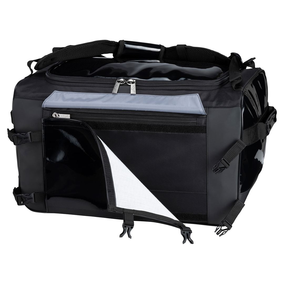 【グローバルエリート】セカンドバッグエナメル(45L) ネイビー
