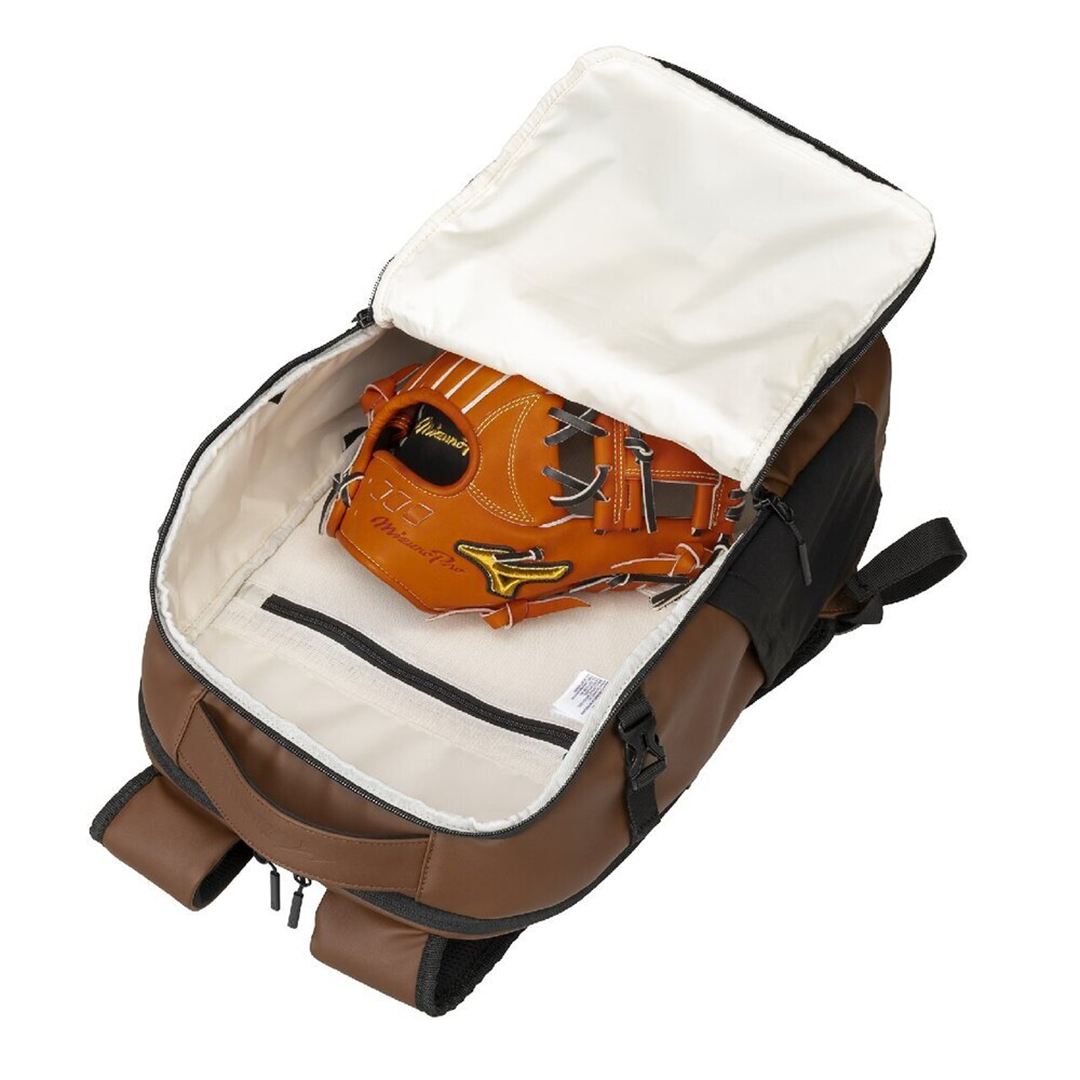 【ミズノ直営限定】クラブハウス バックパック(20L) ブラウン