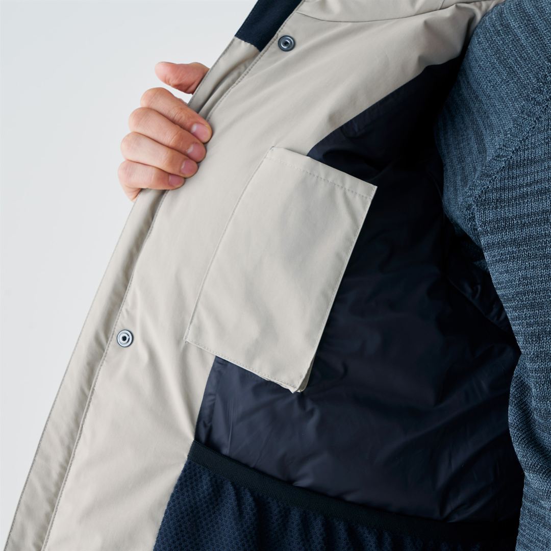 【吸湿発熱】WINDSTOPPER イエローナイフダウンジャケット ブラック M