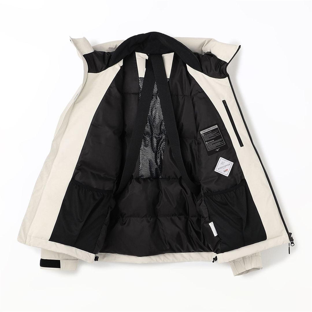 【吸湿発熱】WINDSTOPPER ダウラギリライトダウンジャケット ブラック XL