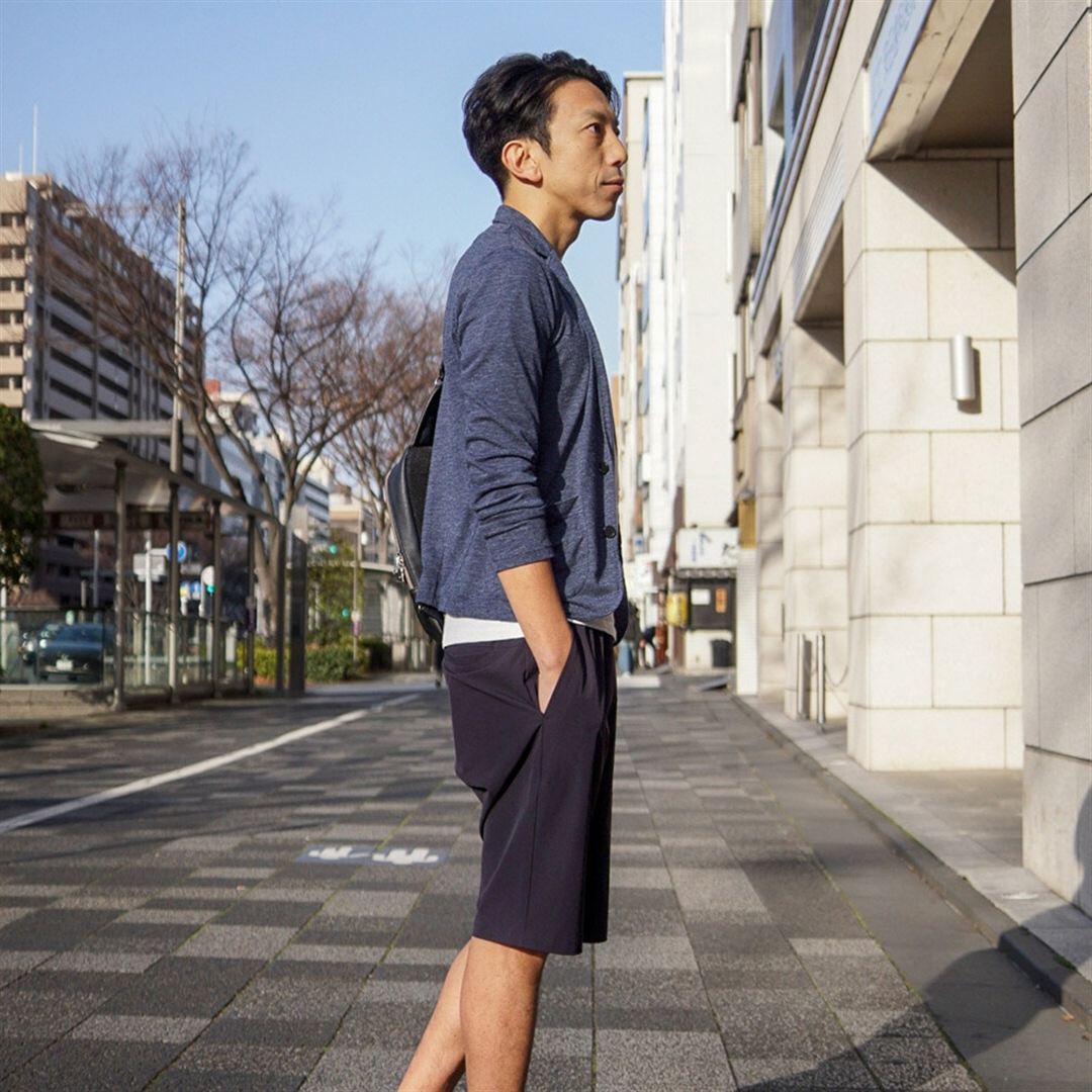 【接触冷感】アイスタッチハーフパンツ ベージュ XL