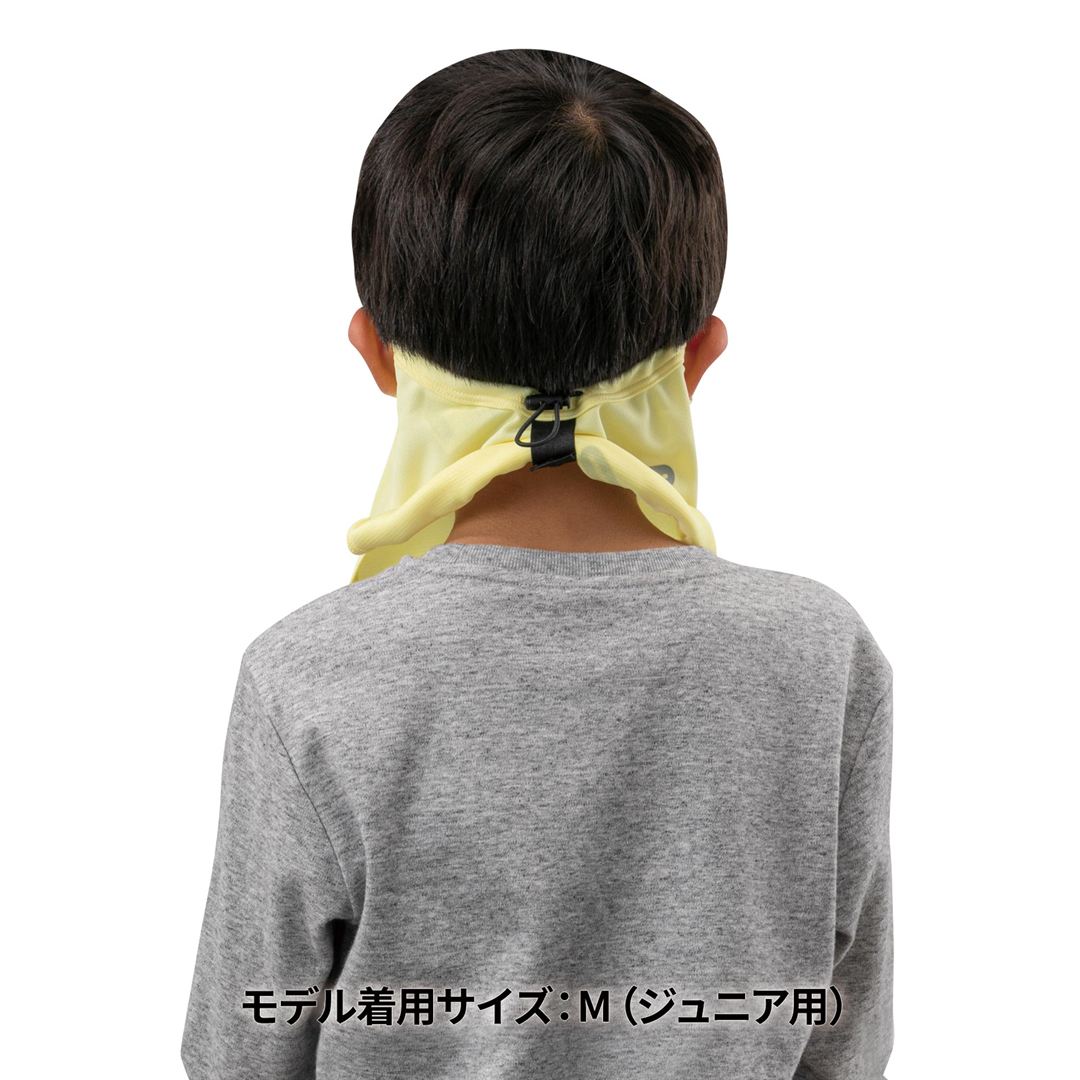 【接触冷感】アイスタッチフェイスガード ベイパーシルバー ジュニア用