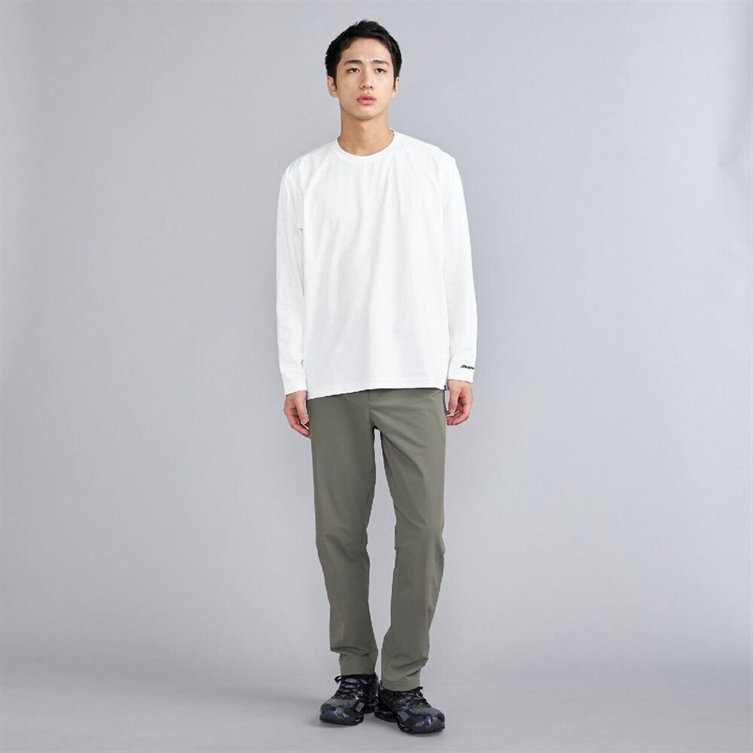 ワードマークバックロゴロングスリーブTシャツ ホワイト XL