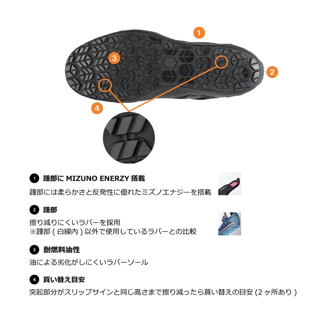 オールマイティ TDII 11 L (紐／ローカット) ブラック×グリーン 22.5
