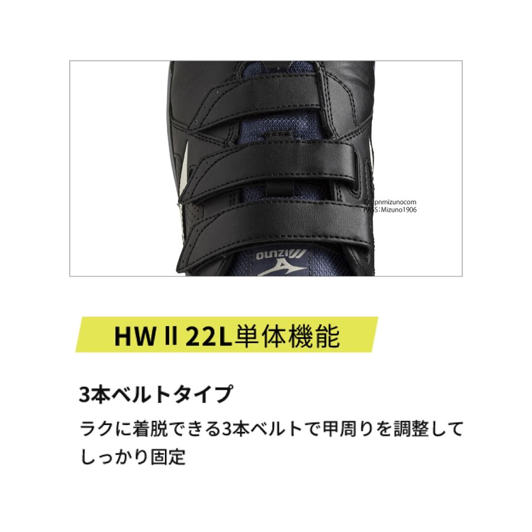 オールマイティ HWII 22L(ベルト／ローカット) レッド×ゴールド 29