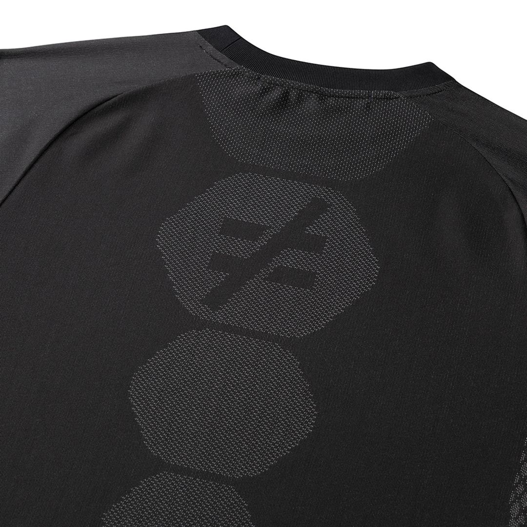 【ミズノ公式オンライン限定】ダブルラッセルジャカードロングスリーブTシャツ グレー XL