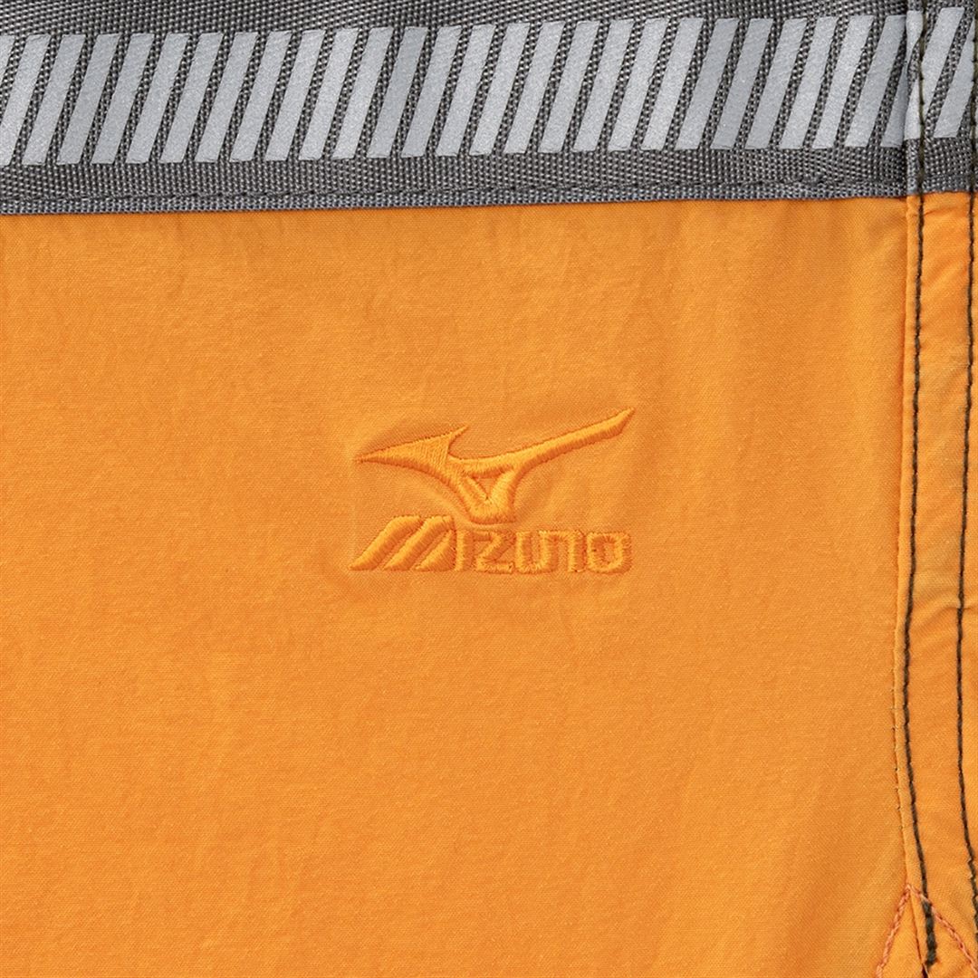 【ミズノ公式オンライン限定】ストレッチバイカラーシャツ カーキ×オレンジ M