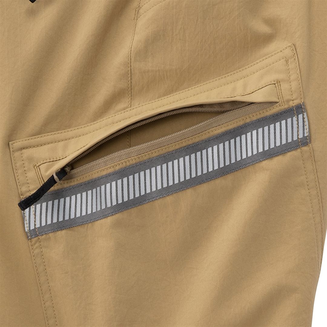 【ミズノ公式オンライン限定】ストレッチ撥水カーゴパンツ(制電) ベージュ×オレンジ XL
