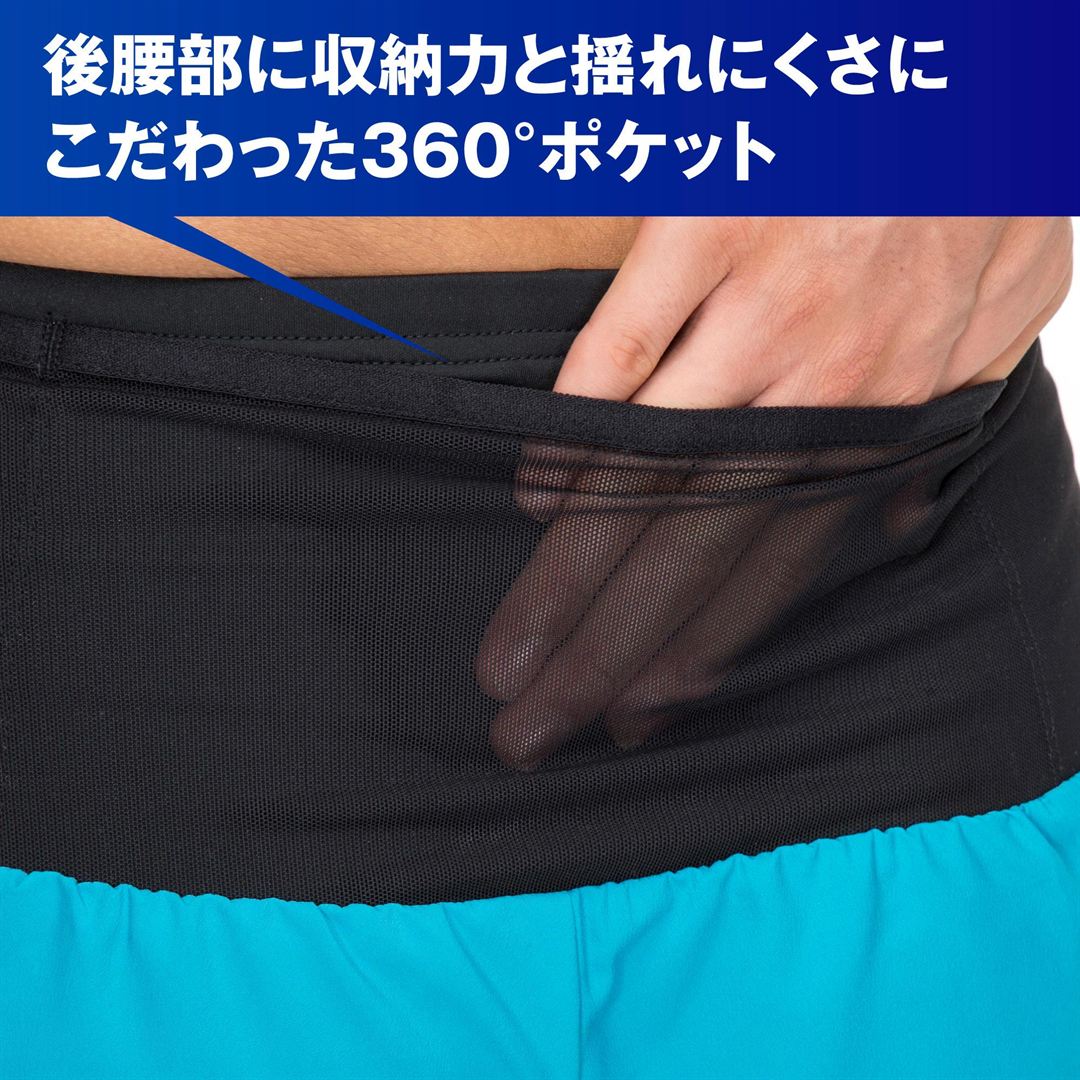 ランニングマルチポケットパンツ ディープネイビー S