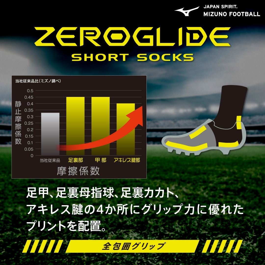 ゼログライドショートソックス(5本指) サーフブルー 21-23