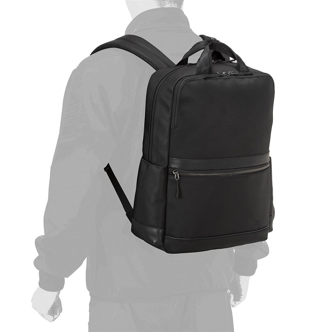 【ミズノ直営限定】グラブレザーバックパック(22L) ブラック