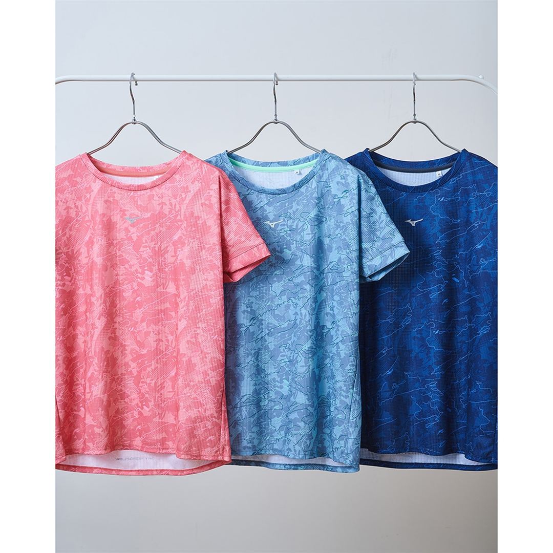 【汗処理／通気】ドライエアロフローTシャツ(ワイドシルエット) ランタナコーラル S