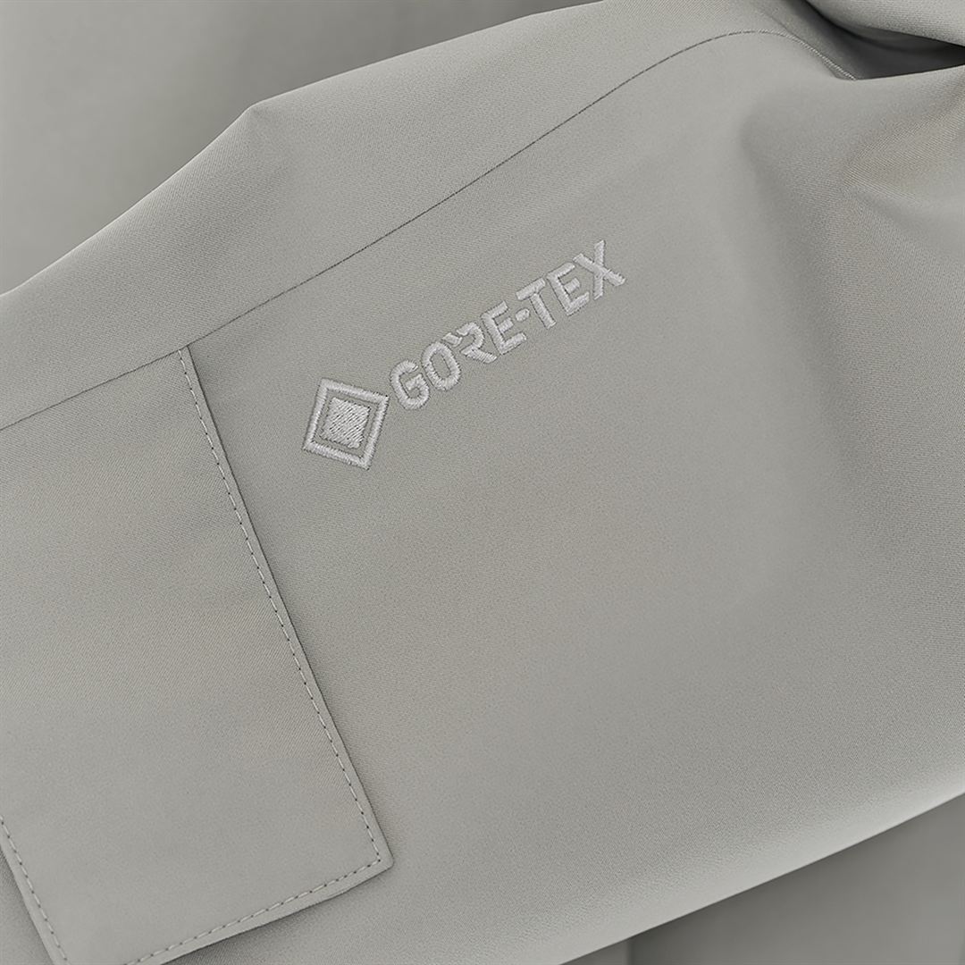 GORE-TEX 3Lステンカラーハーフコート(ゴアテックス／防水) ブラック XL