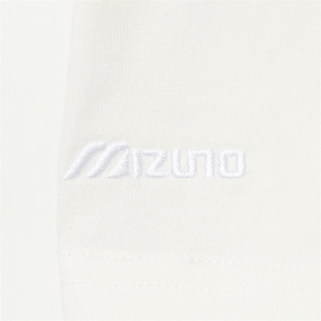 【ミズノ直営限定】モノグラムM クロップド半袖Tシャツ ホワイト XL