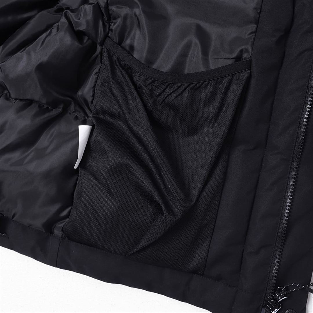 【EKAL／吸湿発熱】GORE-TEX WINDSTOPPERトラックダウンジャケット グラファイトグレー S