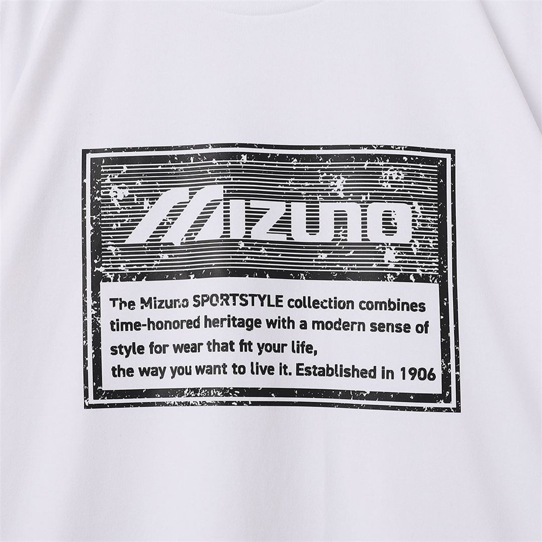 【ミズノ直営限定】リサイクルグラフィックTシャツ ブラック XL