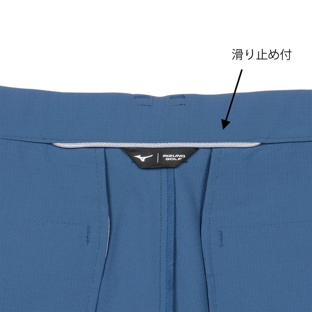 驚2ストレッチロングパンツ九分丈【驚着極伸】 ライトブルー M