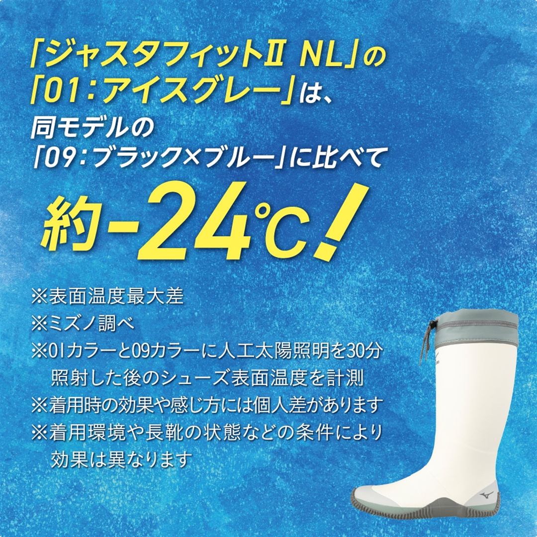 ワークブーツ(長靴) ジャスタフィットII NL カーキ×オレンジ 28.0